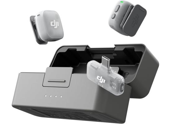 DJI Mic Mini 2 (2 TX + 1 Mobile RX + Charging Case), Lavalier Wireless Vlogging Mic for iPhone/Android/Camera, Bluetooth Microphone, Plug-And-Play, 90h Battery, Streaming, Noise Cancelling